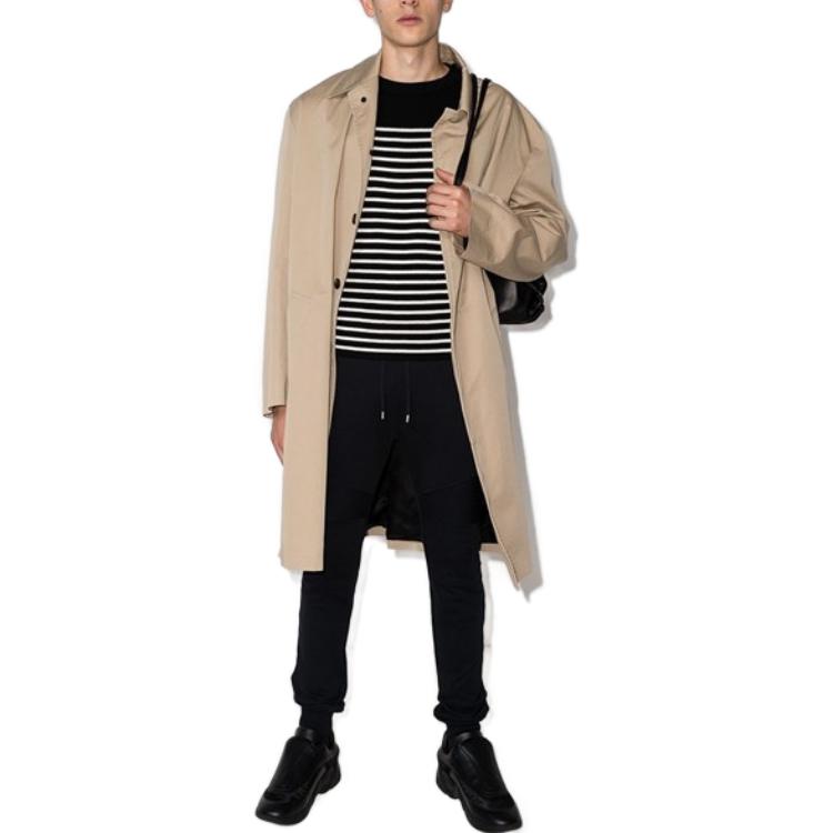 Shop 발망 FW21 블랙 로고 백 트랙 팬츠. XH1OB000-BB04-EAB