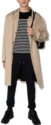 발망 FW21 블랙 로고 백 트랙 팬츠. XH1OB000-BB04-EAB Shop 발망 FW21 블랙 로고 백 트랙 팬츠. XH1OB000-BB04-EAB