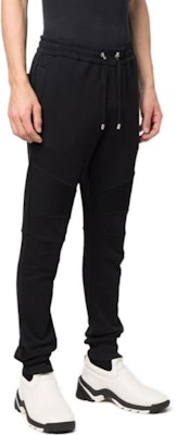 발망 FW21 블랙 로고 백 트랙 팬츠. XH1OB000-BB04-EAB Purchase 발망 FW21 블랙 로고 백 트랙 팬츠. XH1OB000-BB04-EAB