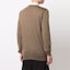 Shop 巴尔曼 FW21 棕色logo提花图案圆领毛衣. XH1KD000-KB49-WBU