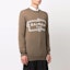 Purchase 巴尔曼 FW21 棕色logo提花图案圆领毛衣. XH1KD000-KB49-WBU