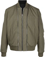 Balmain FW21 Embossed Logo Bomber Jacket Green () VH1TF003187C-7UA Balmain FW21 Embossed Logo Bomber Jacket Green () VH1TF003187C-7UA