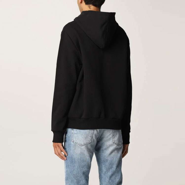 Details for 발망 FW21 엠보싱 로고 프린트 드로스트링 후디 블랙 WH0JR002B160EAC