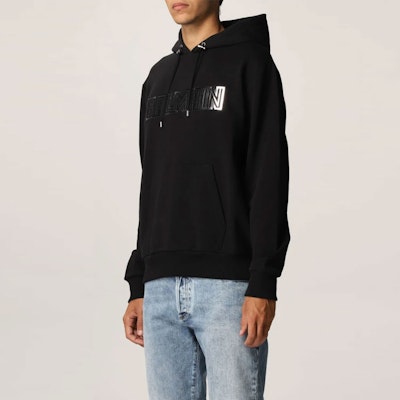 발망 FW21 엠보싱 로고 프린트 드로스트링 후디 블랙 WH0JR002B160EAC Sizing 발망 FW21 엠보싱 로고 프린트 드로스트링 후디 블랙 WH0JR002B160EAC