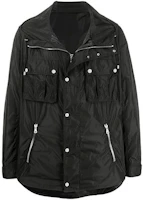 Balmain FW21 Front Zip Drawstring Jacket Black VH1TG020X137-0PA Balmain FW21 Front Zip Drawstring Jacket Black VH1TG020X137-0PA
