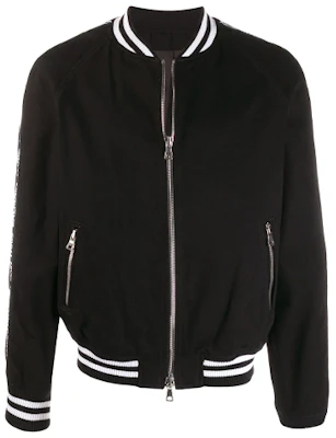 Balmain FW21 Logo Sleeve Zip Jacket Black RH08893Z063-0PA Buy Balmain FW21 Logo Sleeve Zip Jacket Black RH08893Z063-0PA