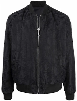 Balmain FW21 Logo Zip-Up Jacket Black Long Sleeve VH0TF063003H-0PA Buy Balmain FW21 Logo Zip-Up Jacket Black Long Sleeve VH0TF063003H-0PA