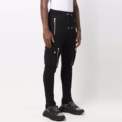 巴尔曼FW21修身中腰休闲工装裤黑色 WH1OB08-0B137-0PA Shop 巴尔曼FW21修身中腰休闲工装裤黑色 WH1OB08-0B137-0PA