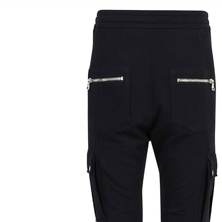 Cheap 巴尔曼FW21修身中腰休闲工装裤黑色 WH1OB08-0B137-0PA