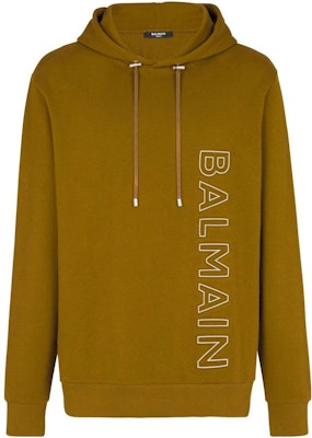 巴爾曼 FW22 橄欖綠字母印花休閒連帽衫 AH1JT046BC22-UEN Order 巴爾曼 FW22 橄欖綠字母印花休閒連帽衫 AH1JT046BC22-UEN