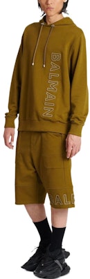 巴爾曼 FW22 橄欖綠字母印花休閒連帽衫 AH1JT046BC22-UEN Lookbook 巴爾曼 FW22 橄欖綠字母印花休閒連帽衫 AH1JT046BC22-UEN