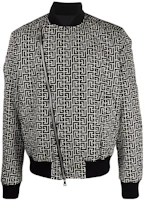 Balmain FW22 All-Over Print Zip-Up Bomber Jacket Black () XH1TF087XB50-GFE Balmain FW22 All-Over Print Zip-Up Bomber Jacket Black () XH1TF087XB50-GFE