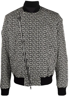 Balmain FW22 All-Over Print Zip-Up Bomber Jacket Black () XH1TF087XB50-GFE Buy Balmain FW22 All-Over Print Zip-Up Bomber Jacket Black () XH1TF087XB50-GFE