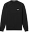 Order BALMAIN FW22 Black Logo Print Crewneck Pullover Sweatshirt for Men. XH0JQ005BB04-EAB