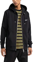 Purchase 巴爾曼FW22男士黑色拉鍊連帽衫印Logo設計 YH1JX000BB04000EAB
