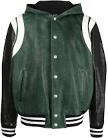 Balmain FW22 Colorblock Hooded Bomber Jacket YH1TF072LB58UDD Balmain FW22 Colorblock Hooded Bomber Jacket YH1TF072LB58UDD