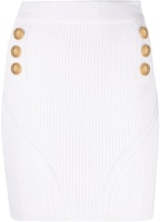 BALMAIN FW22 Double-Breasted Fitted Midi Skirt White. YF0LB192KB390FA BALMAIN FW22 Double-Breasted Fitted Midi Skirt White. YF0LB192KB390FA