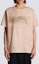 Shop BALMAIN FW22 Gold Letter Print Short Sleeve T-Shirt Fashion Tee AH1EG010GC61-WDV