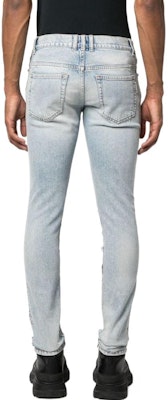 巴尔曼 FW22 男士蓝色中腰修身直筒休闲牛仔裤 YH0MG000DC57-6FC Shop 巴尔曼 FW22 男士蓝色中腰修身直筒休闲牛仔裤 YH0MG000DC57-6FC