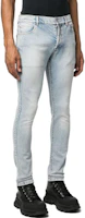 Purchase BALMAIN FW22 男士中腰修身直筒休閒牛仔褲 藍色 YH0MG000DC57-6FC