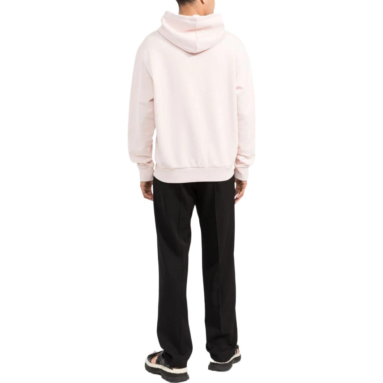 BALMAIN FW22 Pink Letter Logo Print Drawstring Hoodie for Men. YH1JR002BB65OFA 圖 4