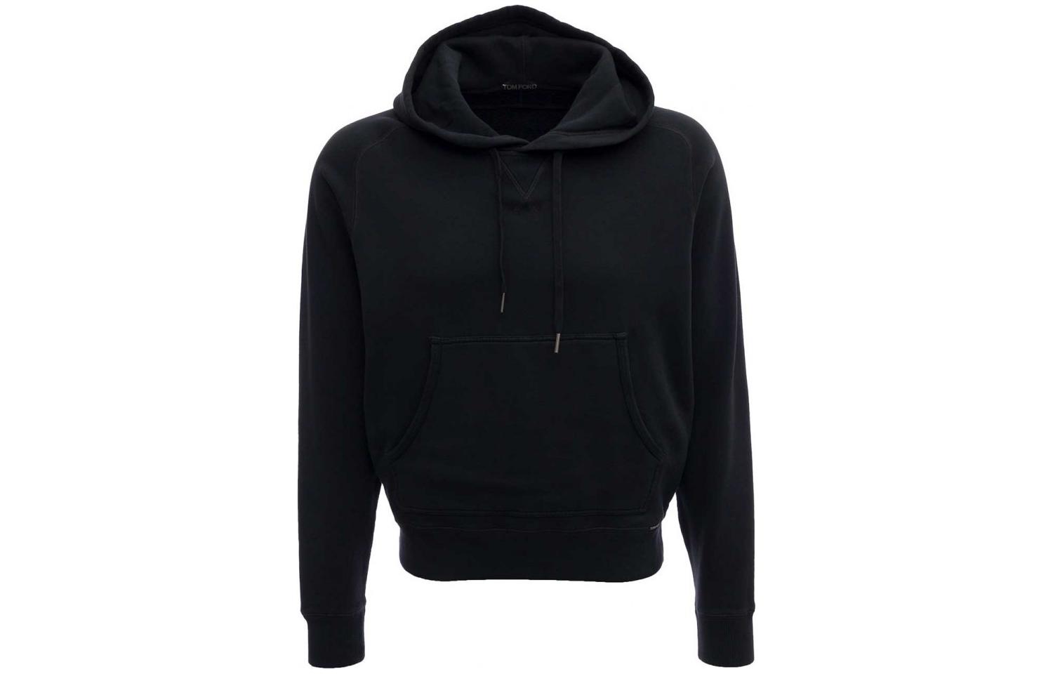 Balmain FW22 Pullover Hoodie Black Long Sleeve Solid Color YH0JS004BB92-GJG