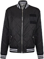 BALMAIN FW22 Quilted Solid Color Bomber Jacket Men’s Black. YH1TF220XB33-GFE BALMAIN FW22 Quilted Solid Color Bomber Jacket Men’s Black. YH1TF220XB33-GFE