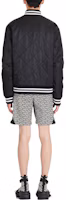 Purchase BALMAIN FW22 男士黑色經典菱格紋飛行夾克外套 YH1TF220XB33-GFE