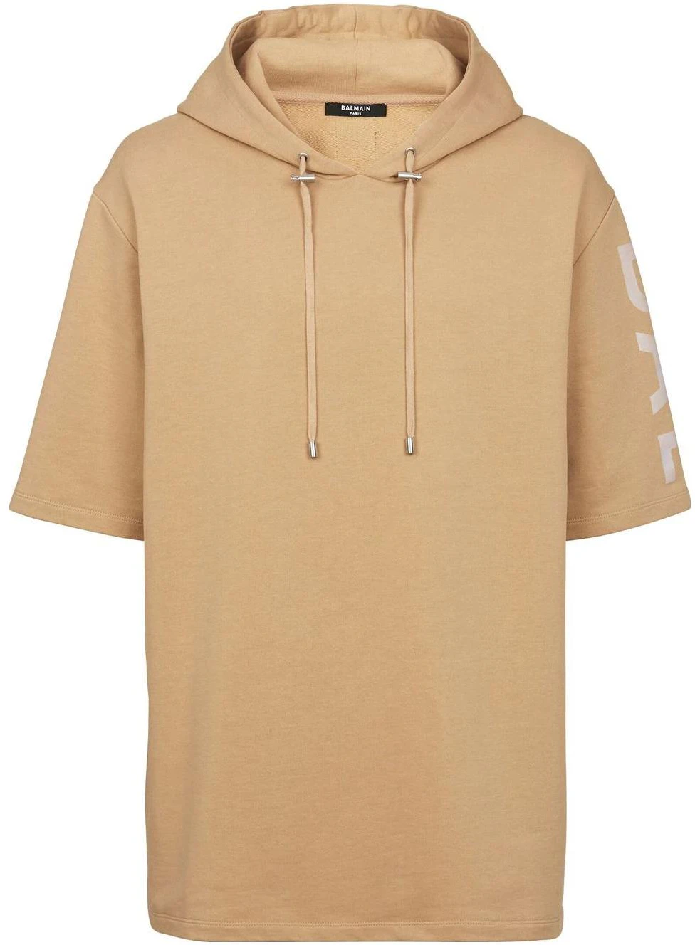 balmain-fw-22-solid-logo-print-short-sleeve-hoodie-beige-yh-0-jl-000-bb-15-gid
