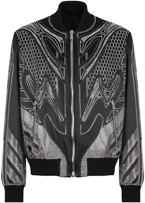 Balmain FW22 Studded Pattern Bomber Jacket Black Men YH0TF000PB38 Buy Balmain FW22 Studded Pattern Bomber Jacket Black Men YH0TF000PB38