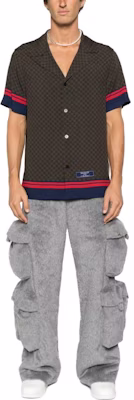 BALMAIN FW23 Brown Multicolor Pattern Printed Short Sleeve Shirt. BH0HN066-VD88-WGB Shop BALMAIN FW23 Brown Multicolor Pattern Printed Short Sleeve Shirt. BH0HN066-VD88-WGB