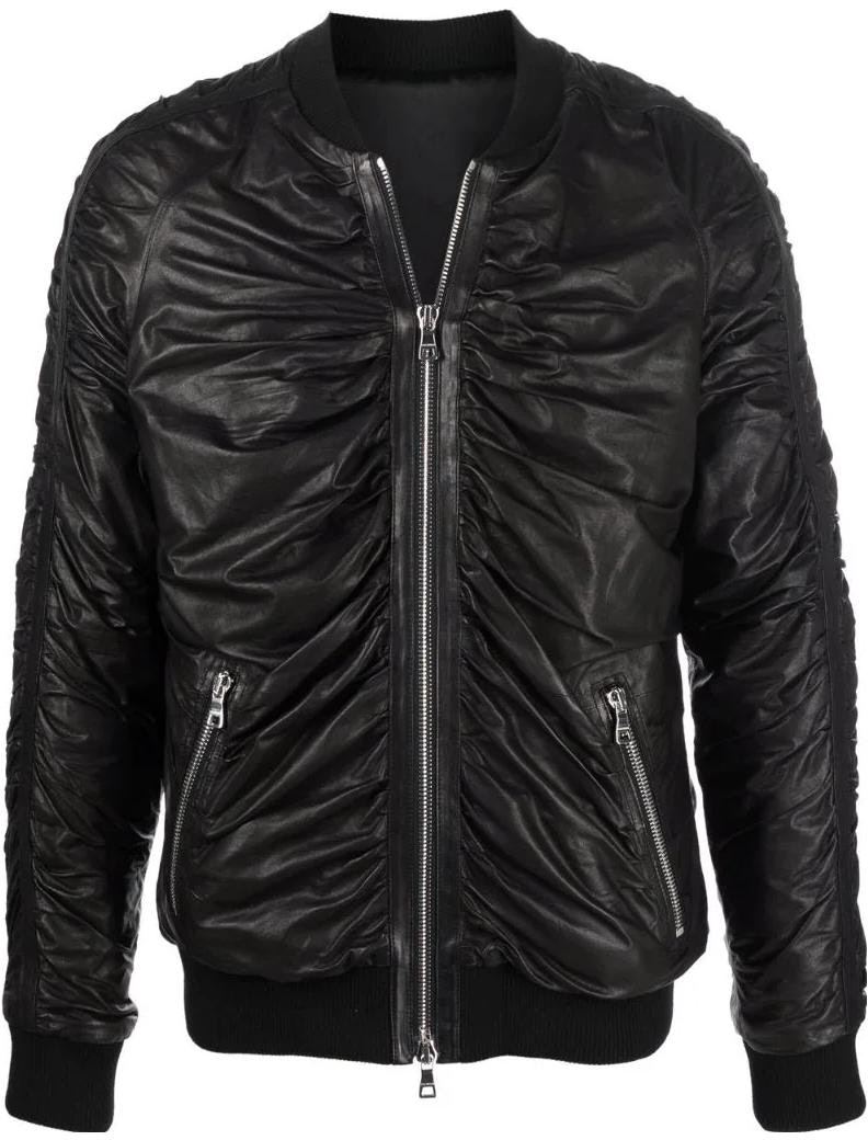 balmain-fw-23-black-pleated-leather-bomber-jacket-long-sleeve-xh-0-tf-190-lb-32-0-pa