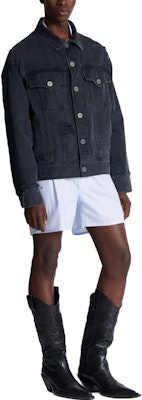 巴尔曼 FW23 黑色做旧牛仔夹克 外套 CH1TC300-DD95-0PC Purchase 巴尔曼 FW23 黑色做旧牛仔夹克 外套 CH1TC300-DD95-0PC