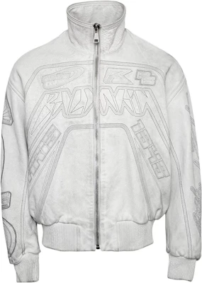Balmain FW23 Letter Print Logo Bomber Jacket White YH0TF285-LB83-GKG Buy Balmain FW23 Letter Print Logo Bomber Jacket White YH0TF285-LB83-GKG