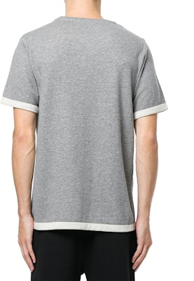 BALMAIN 그래픽 프린트 반팔 크루넥 티셔츠 남성 그레이 HP67217T-A7284-840 Shop BALMAIN 그래픽 프린트 반팔 크루넥 티셔츠 남성 그레이 HP67217T-A7284-840