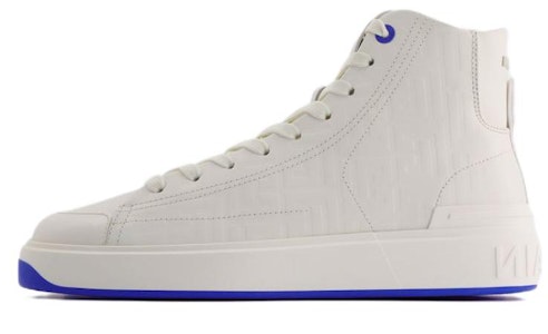 巴爾曼 高幫時尚板鞋 白色 Buy 巴爾曼 高幫時尚板鞋 白色