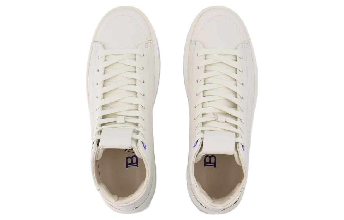 Lookbook 巴爾曼 高幫時尚板鞋 白色