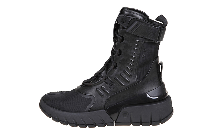 Balmain High-Top Runner 'Black Leather' WM1VG231LSCV0PA