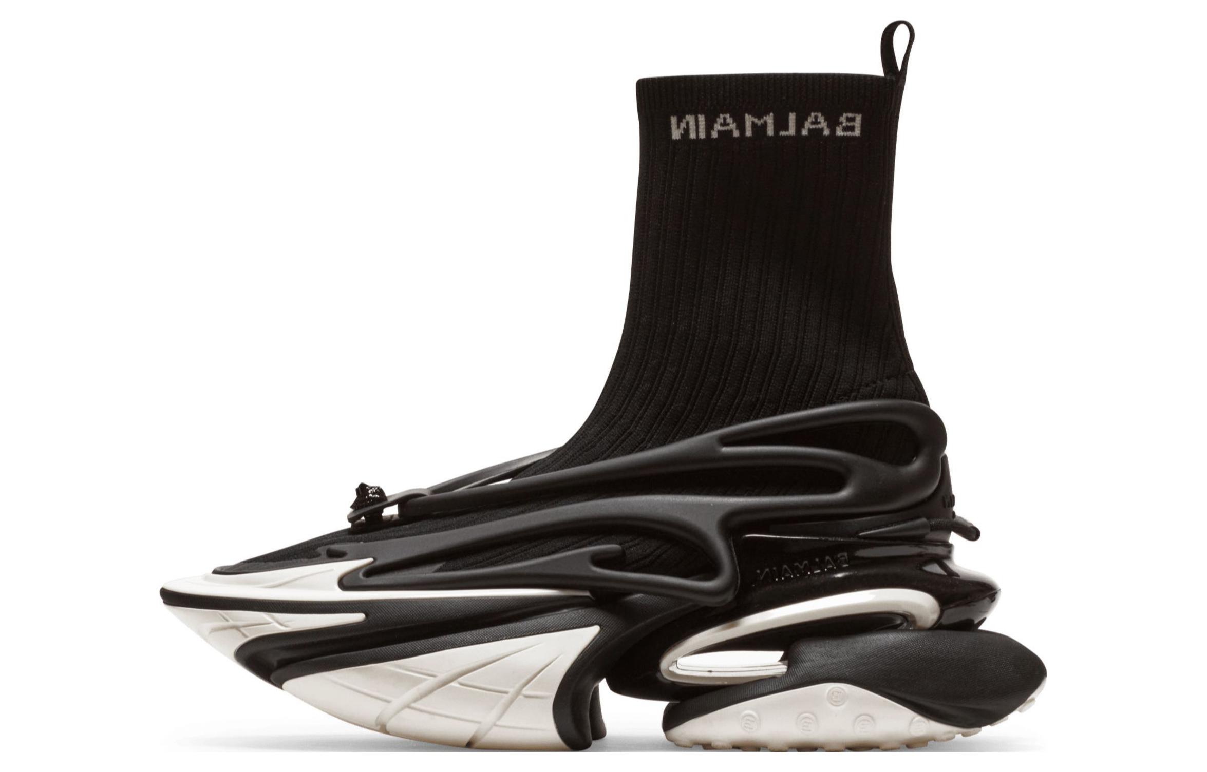 Balmain High-Top Slip-On 'Black' BM0VH343KNKTEAB