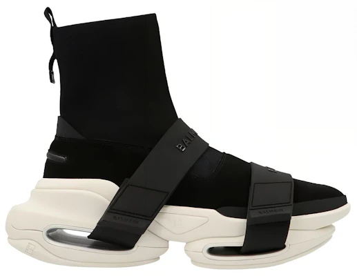 Balmain Slip-On Alta ''Nero Bianco'' XM1VH229TKUDEAB Order Balmain Slip-On Alta ''Nero Bianco'' XM1VH229TKUDEAB