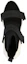 Shop Balmain Slip-On Alta ''Nero Bianco'' XM1VH229TKUDEAB