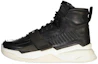Buy Balmain High-Top Sneaker 'Black Leather Logo' UM1C230CTW0PA