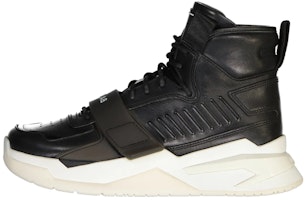 Balmain High-Top Sneaker 'Black Leather Logo' UM1C230CTW0PA Balmain High-Top Sneaker 'Black Leather Logo' UM1C230CTW0PA
