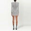 Purchase BALMAIN 千鳥格紋修身長袖連衣裙 黑色 SS22 YF1R8162JD45EAB