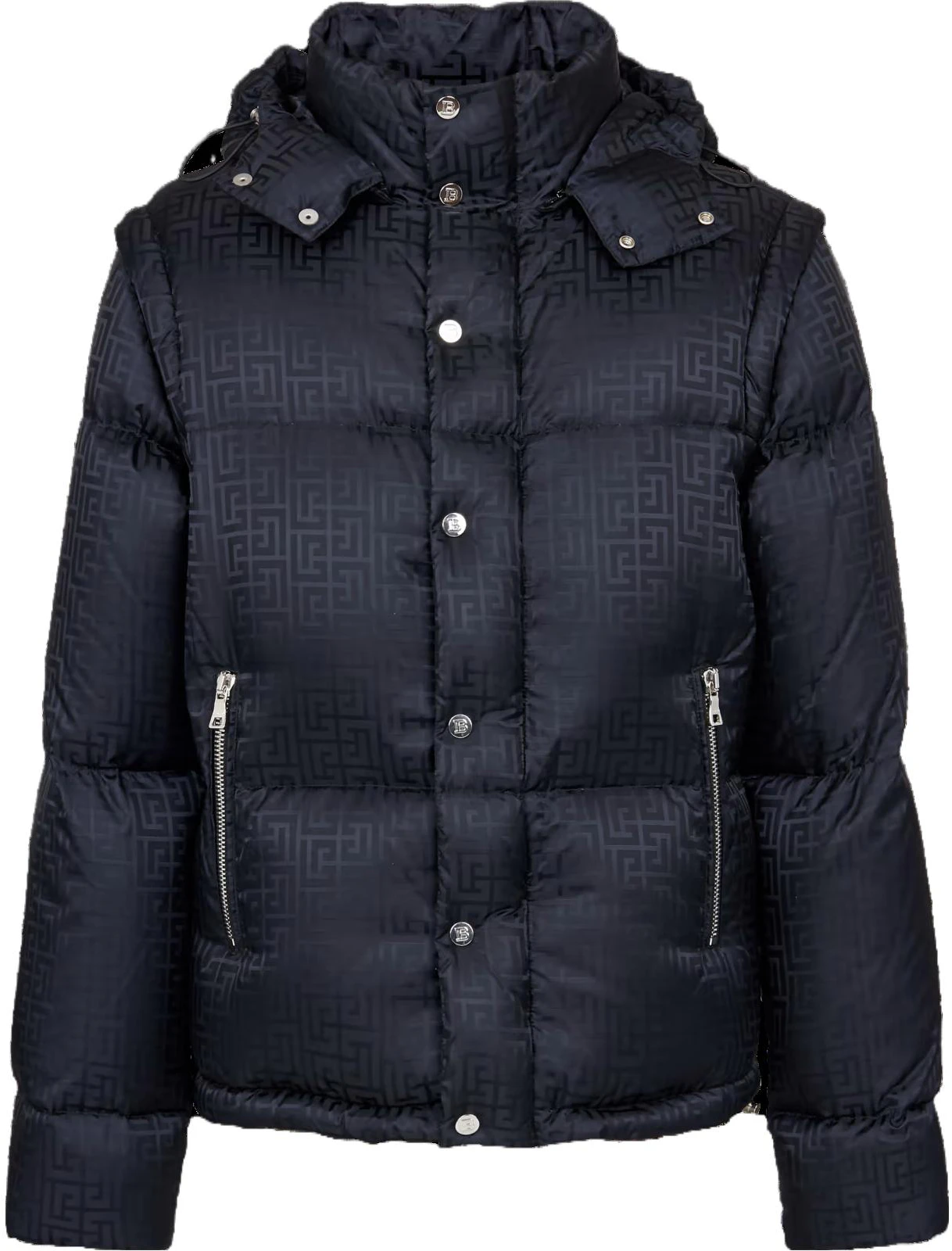 balmain-jacquard-monogram-hooded-puffer-jacket-black-bh-1-tp-035-xb-11