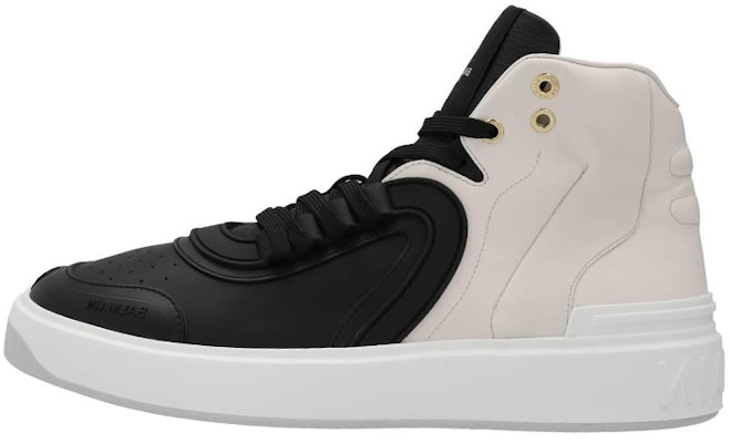 Balmain Leather Lace-Up 'Black White' XM0VG293LCLDGAB Buy Balmain Leather Lace-Up 'Black White' XM0VG293LCLDGAB
