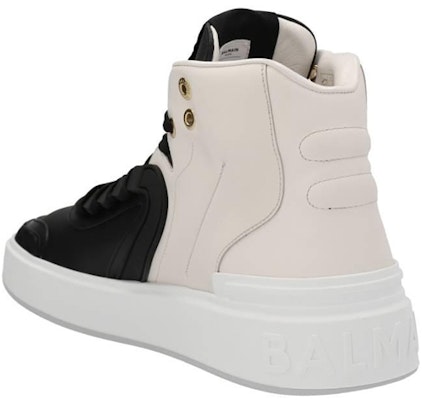 Balmain Leather Lace-Up 'Black White' XM0VG293LCLDGAB Order Balmain Leather Lace-Up 'Black White' XM0VG293LCLDGAB