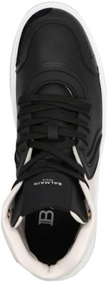 Balmain Kulit Tali Kasut 'Hitam Putih' XM0VG293LCLDGAB Lookbook Balmain Kulit Tali Kasut 'Hitam Putih' XM0VG293LCLDGAB