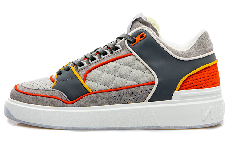 Balmain Leather Low-Top 'Grey'