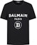 Buy BALMAIN 黑色字母印花圓領T恤 VH1EF000-B029-0PA